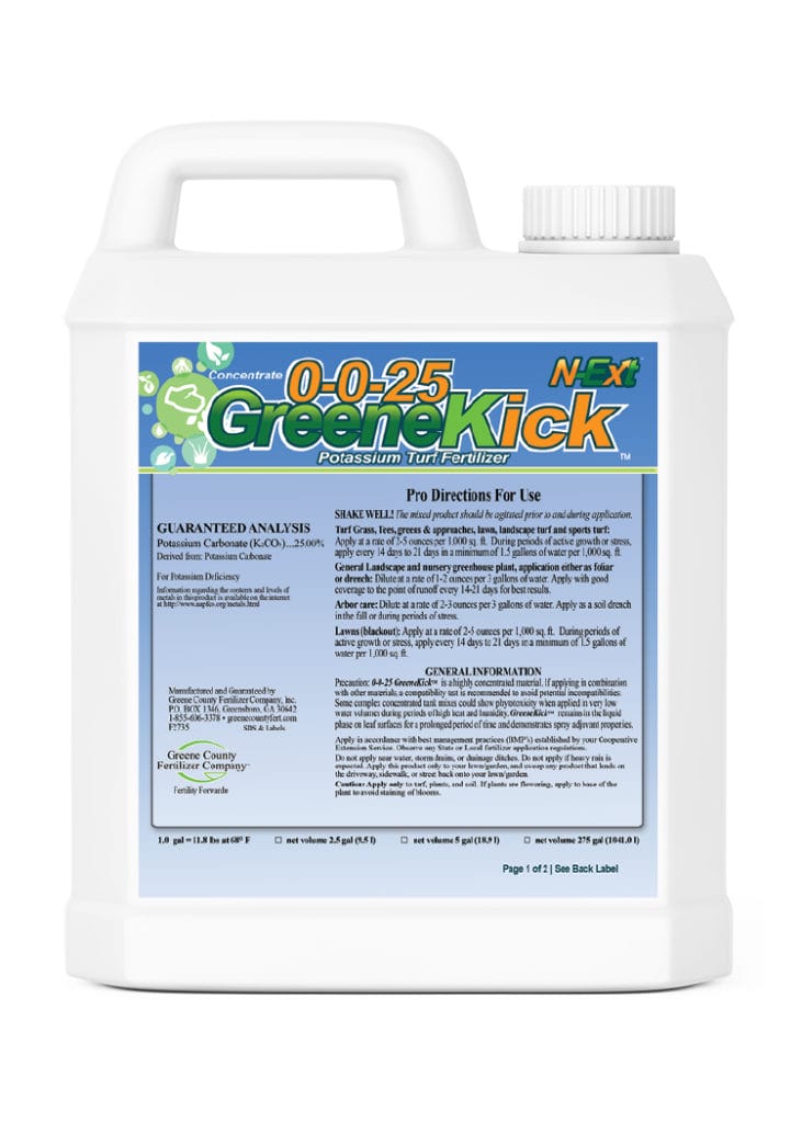 0-0-25 GreeneKick™ Potassium Turf Fertilizer