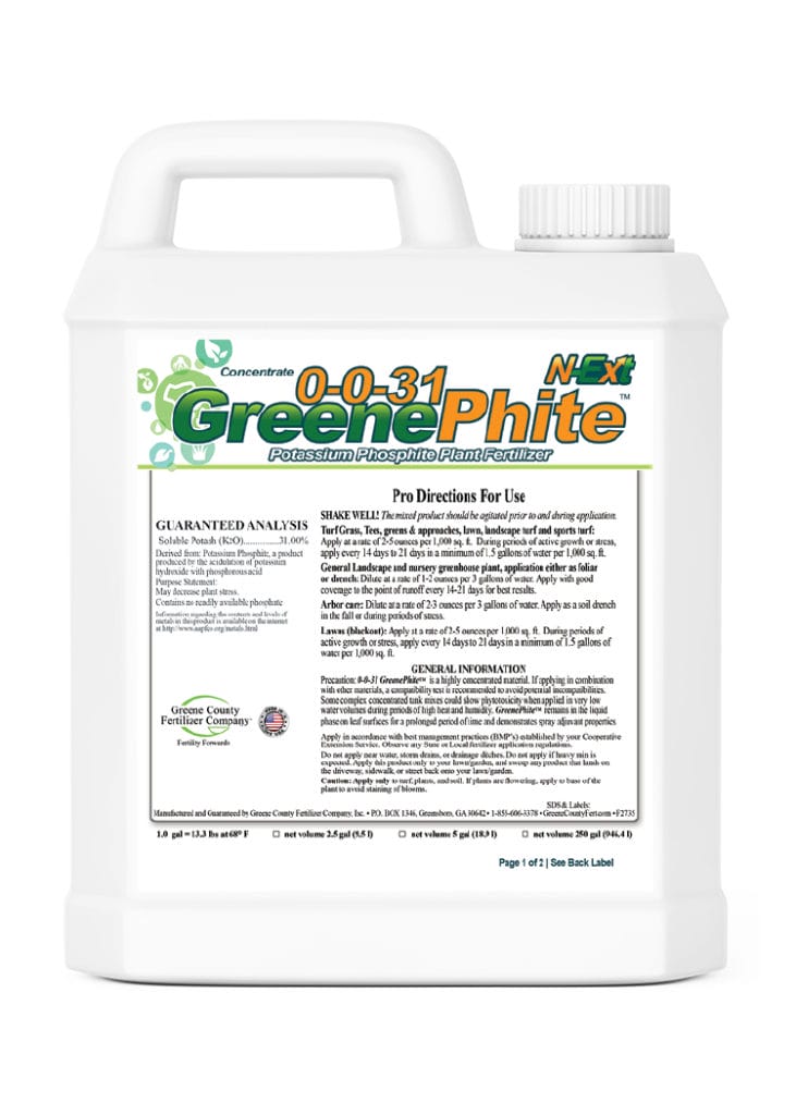 0-0-31 GreenePhite™ Potassium Phosphite Plant Fertilizer