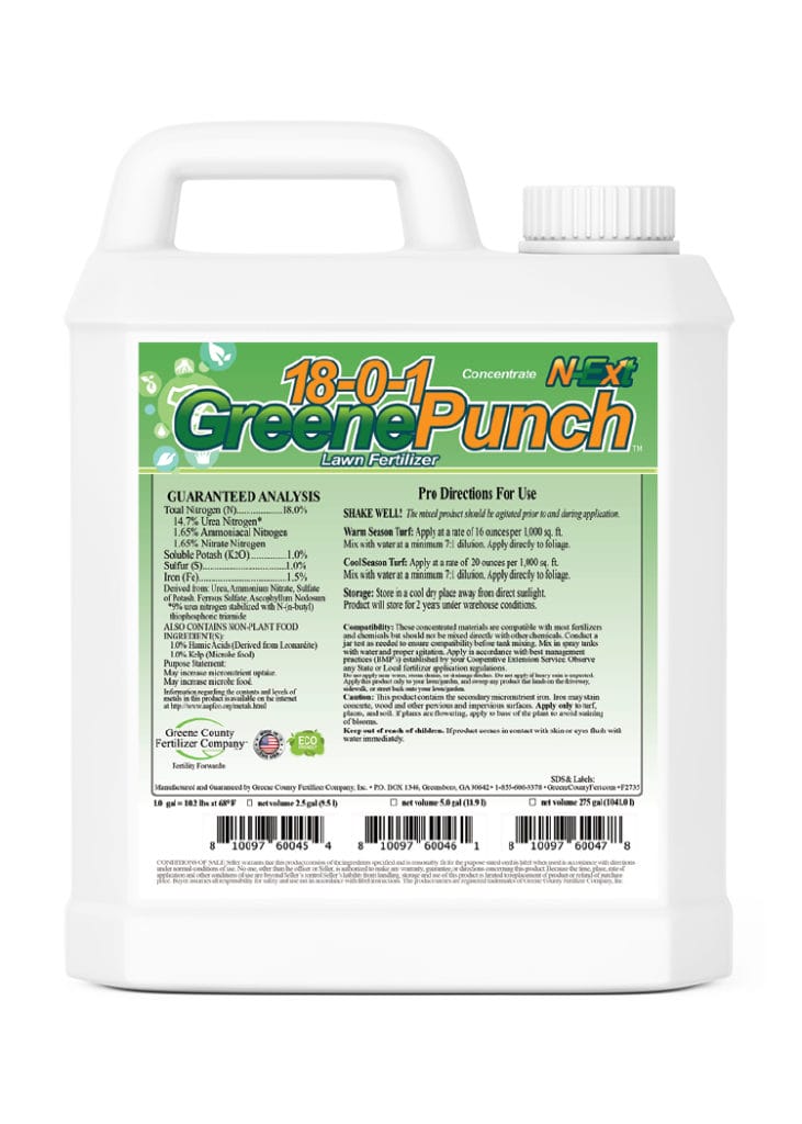 18-0-1 GreenePunch™ Lawn Fertilizer