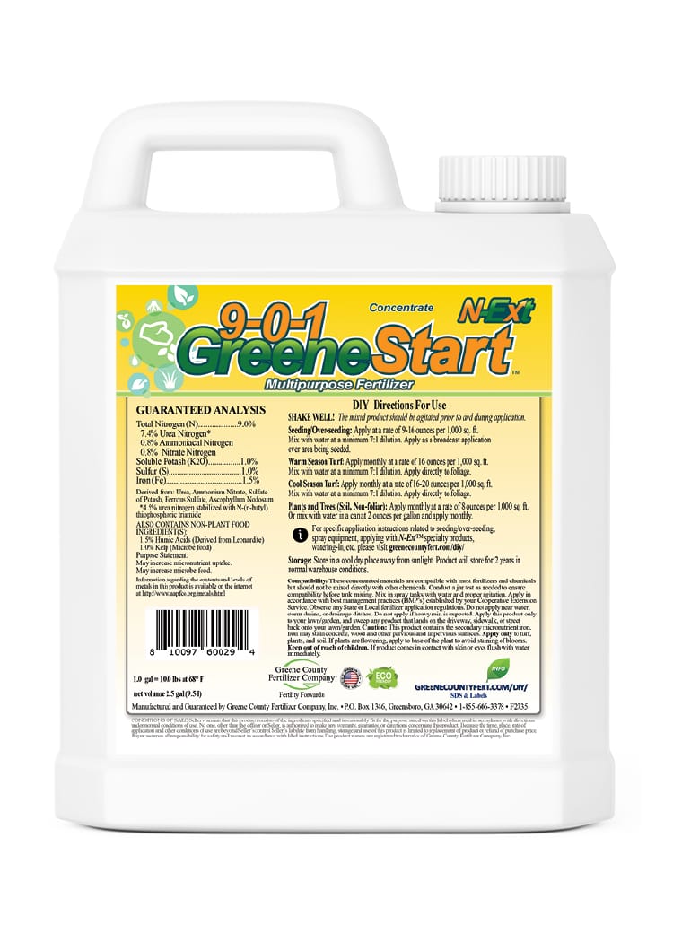 9-0-1 GreeneStart™_2-5 gal btl