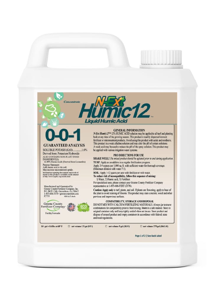 N-Ext Humic12™ 0-0-1 Liquid Humic Acid