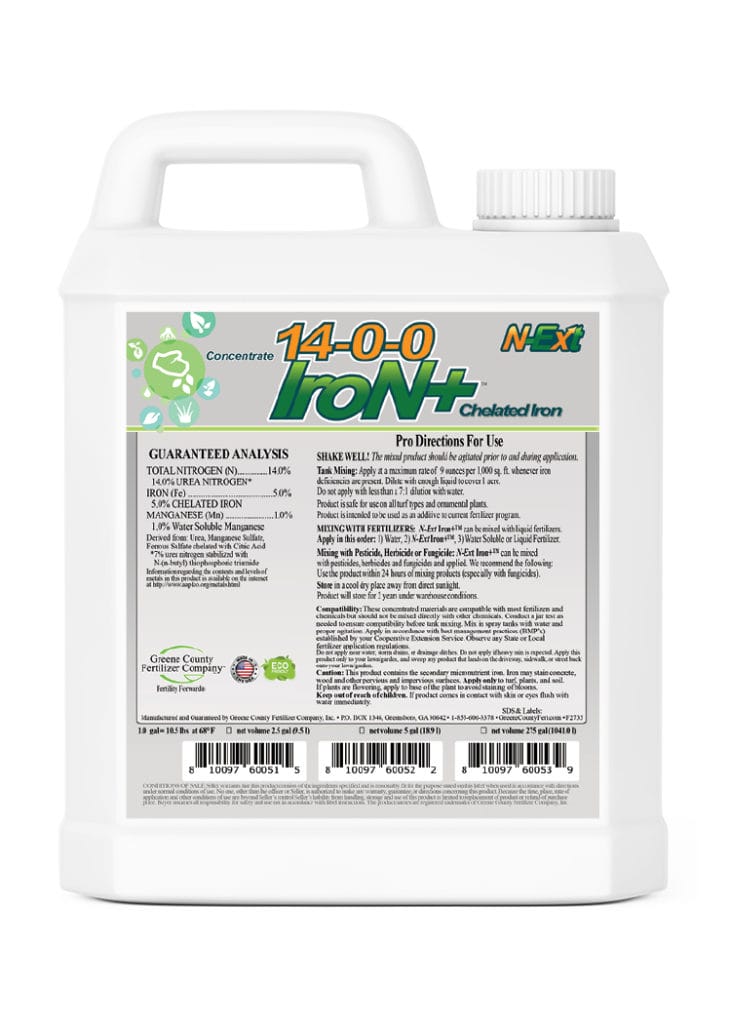 N-Ext Iron+™ 14-0-0 Chelated Iron