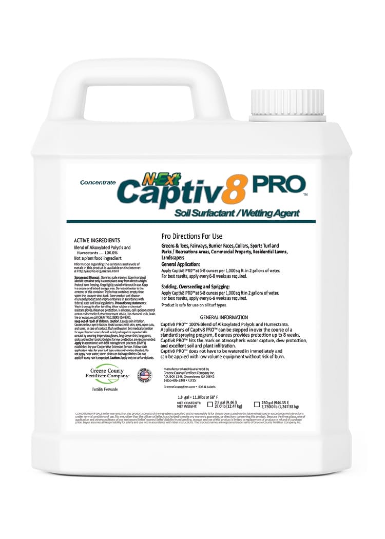 Captiv8™ PRO Soil Surfactant / Wetting Agent Captiv8™ PRO Soil Surfactant / Wetting Agent